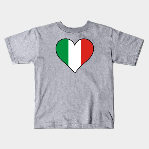 I Love Italy Kids T-Shirt by dustbrain